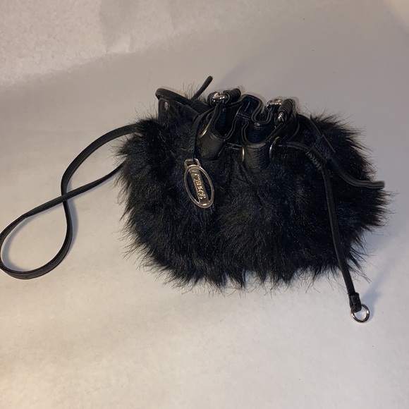 Carlos Santana Black fur bag - Picture 2 of 8